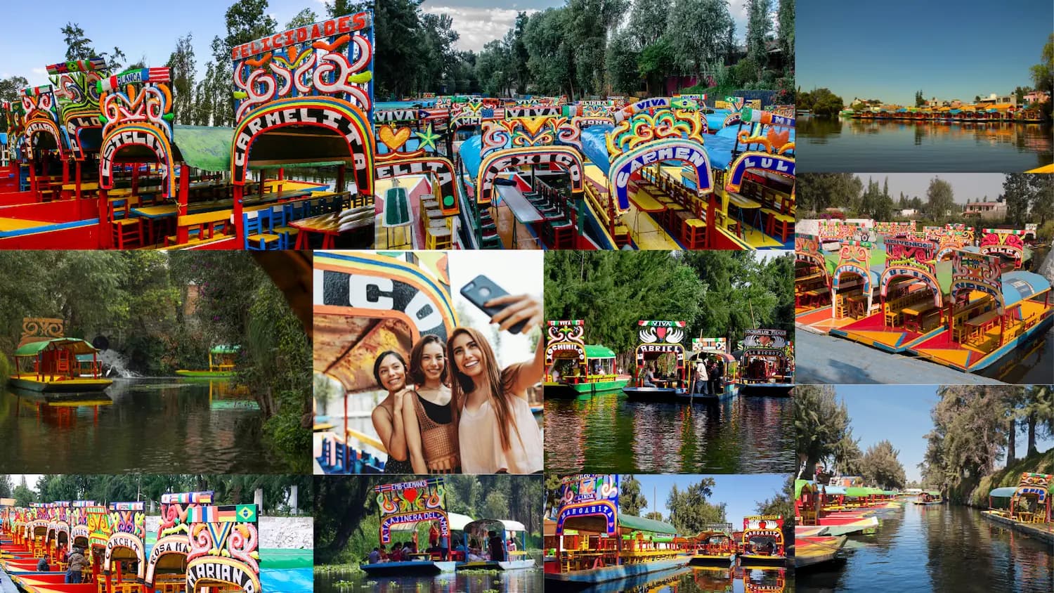 Trajineras de Xochimilco